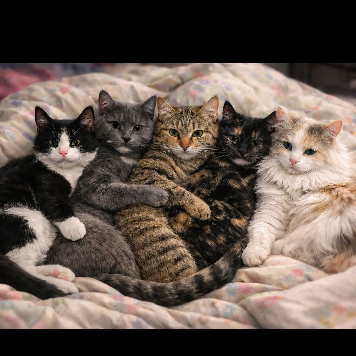 Frici, Zafír, Babszi, Zoé és Szofi 😻 